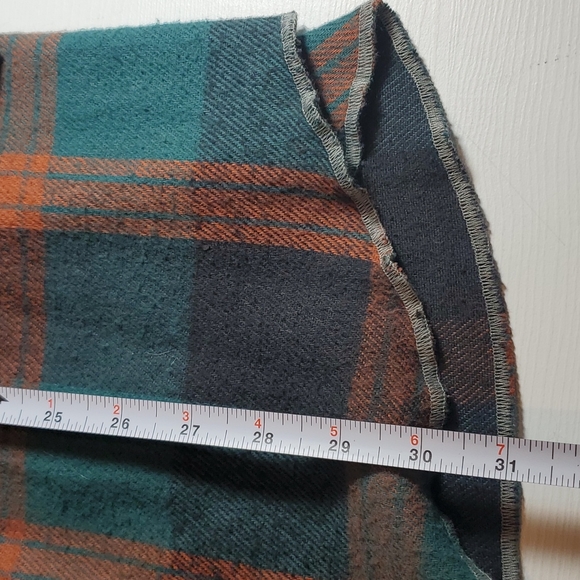 Vintage Saddle King Western Pearl Snap Plaid Cowboy Cotton Shirt Medium - Picture 10 of 16